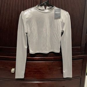 Forever 21 Silver Crop